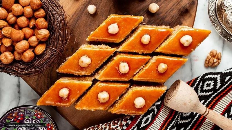 باقلوای یزدی در کافه های یزد 